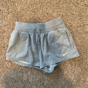 Nike Heather Gray Fleece Shorts
